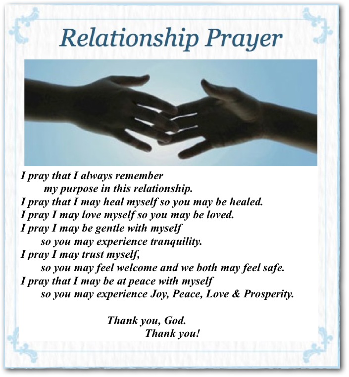 Relationship Prayer for Couples, Singles, Marriages and any Relationship